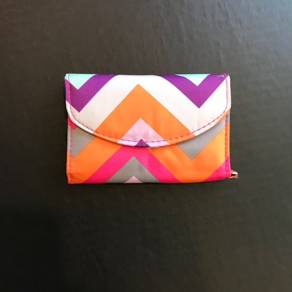 Zig Zag Wallet Cell Phone Case COLORFUL Small - Picture 1 of 5